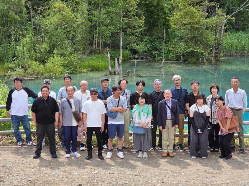 社員旅行での集合写真